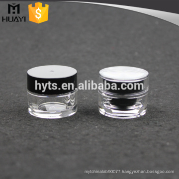 5g acrylic cream mini jar with acrylic lid